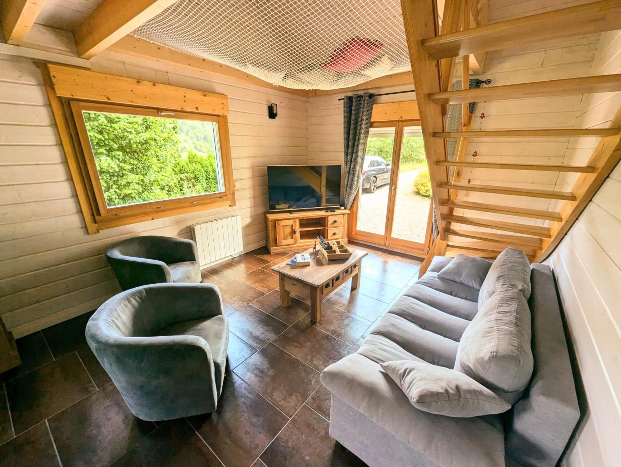 Chalet Sauna Jacuzzi 6 Personnes La Bresse Exterior foto