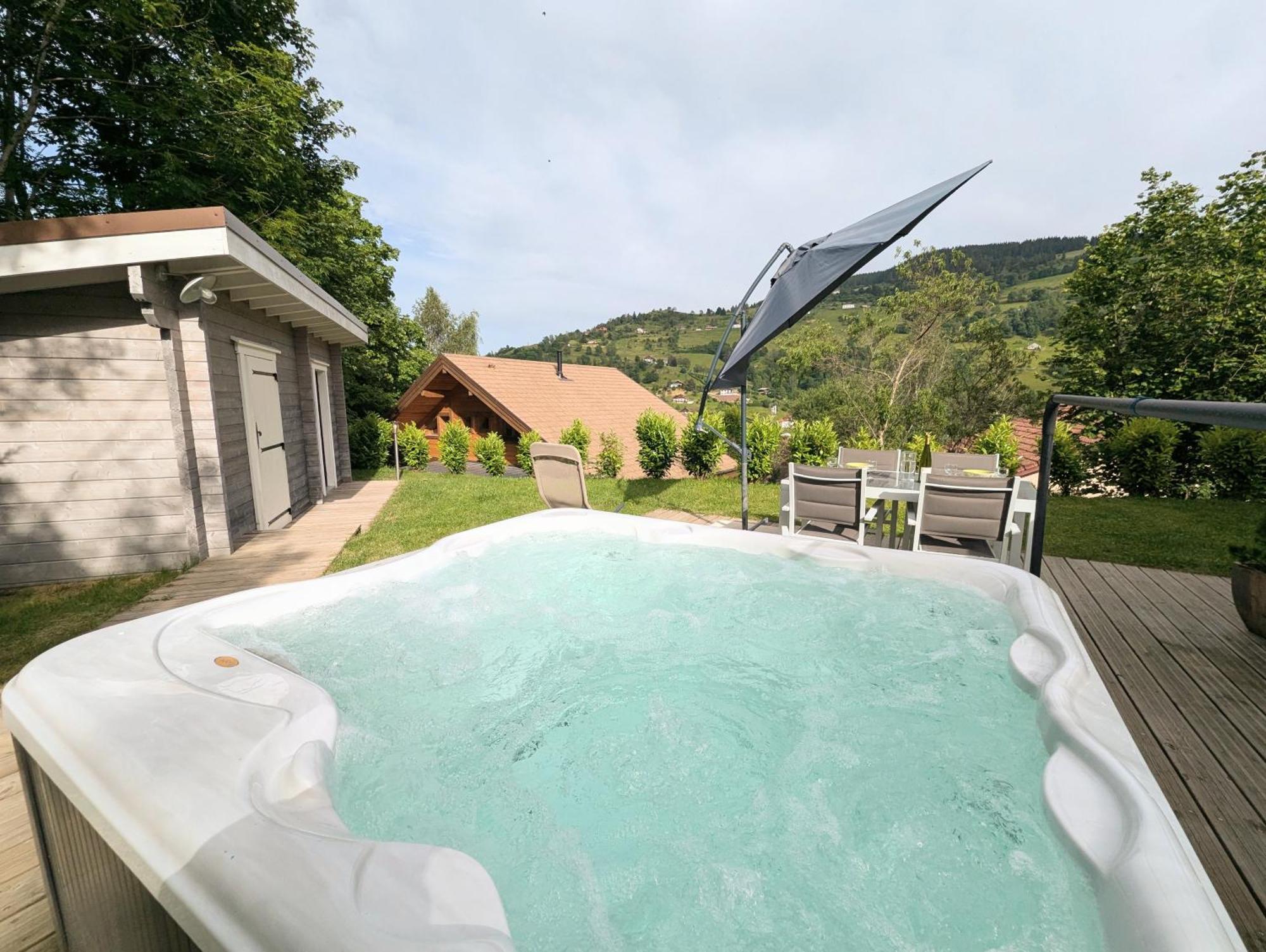 Chalet Sauna Jacuzzi 6 Personnes La Bresse Exterior foto
