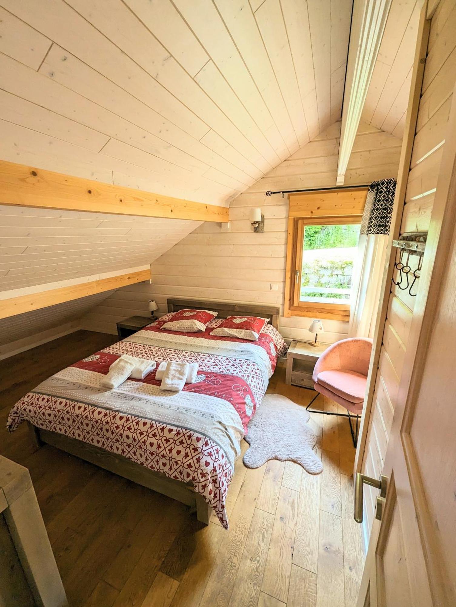 Chalet Sauna Jacuzzi 6 Personnes La Bresse Exterior foto