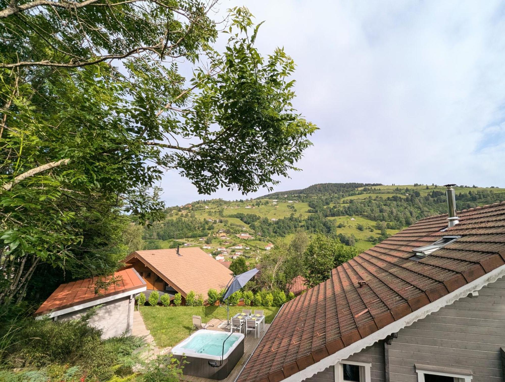 Chalet Sauna Jacuzzi 6 Personnes La Bresse Exterior foto