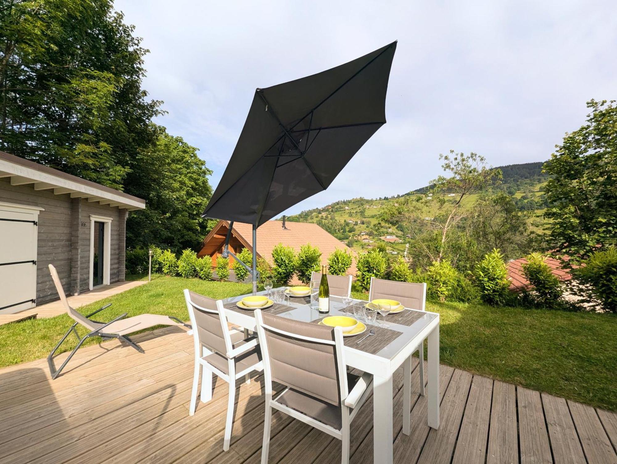 Chalet Sauna Jacuzzi 6 Personnes La Bresse Exterior foto